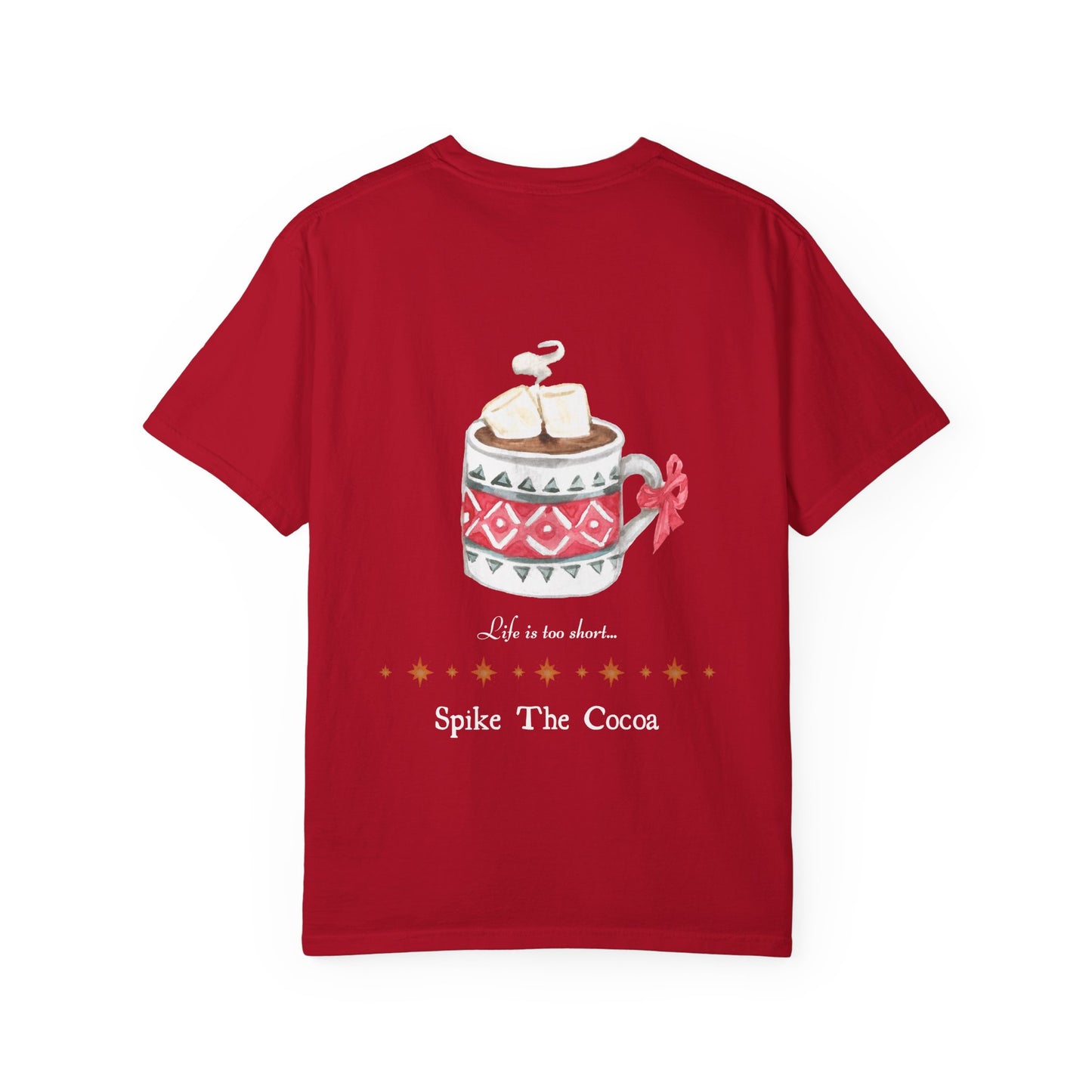 Hot Cocoa Holiday T-Shirt — "Spike The Cocoa" Festive Graphic Tee