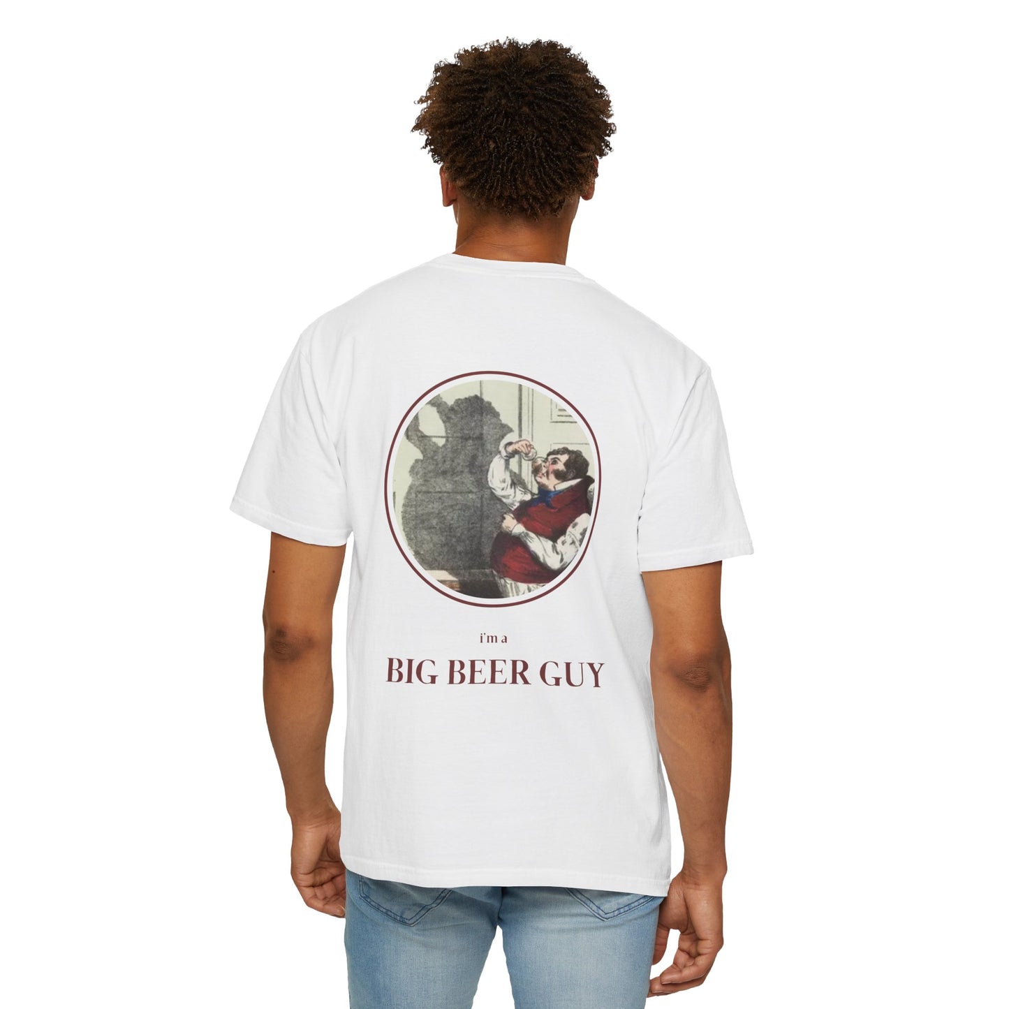 Big Beer Guy T-Shirt — Vintage Santa Holiday Beer Graphic Tee
