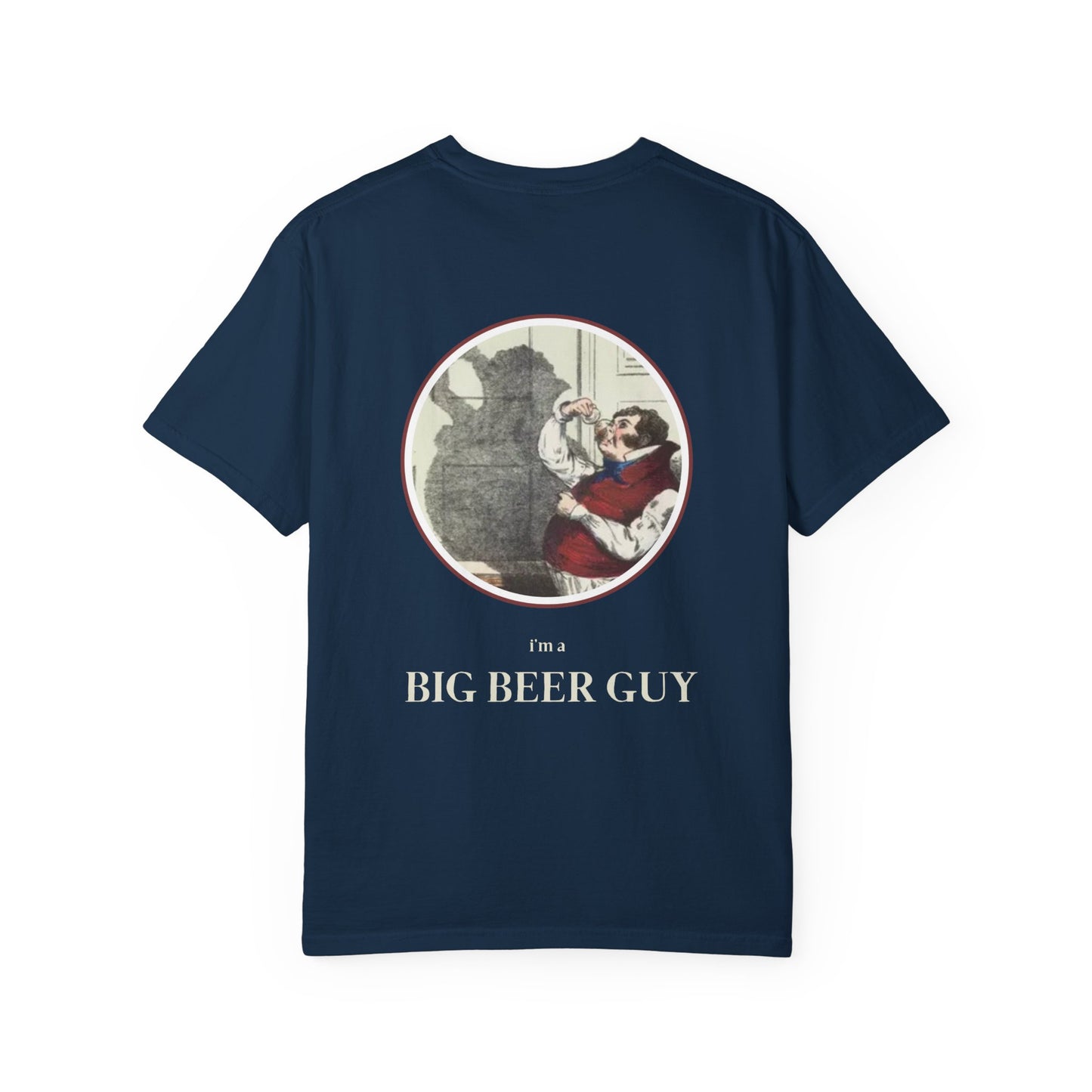 Big Beer Guy T-Shirt — Vintage Santa Holiday Beer Graphic Tee