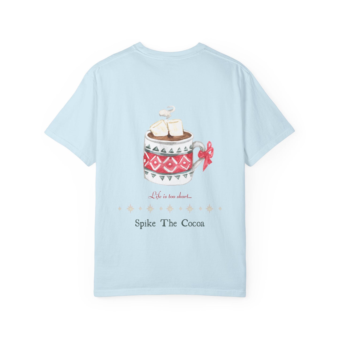 Hot Cocoa Holiday T-Shirt — "Spike The Cocoa" Festive Graphic Tee