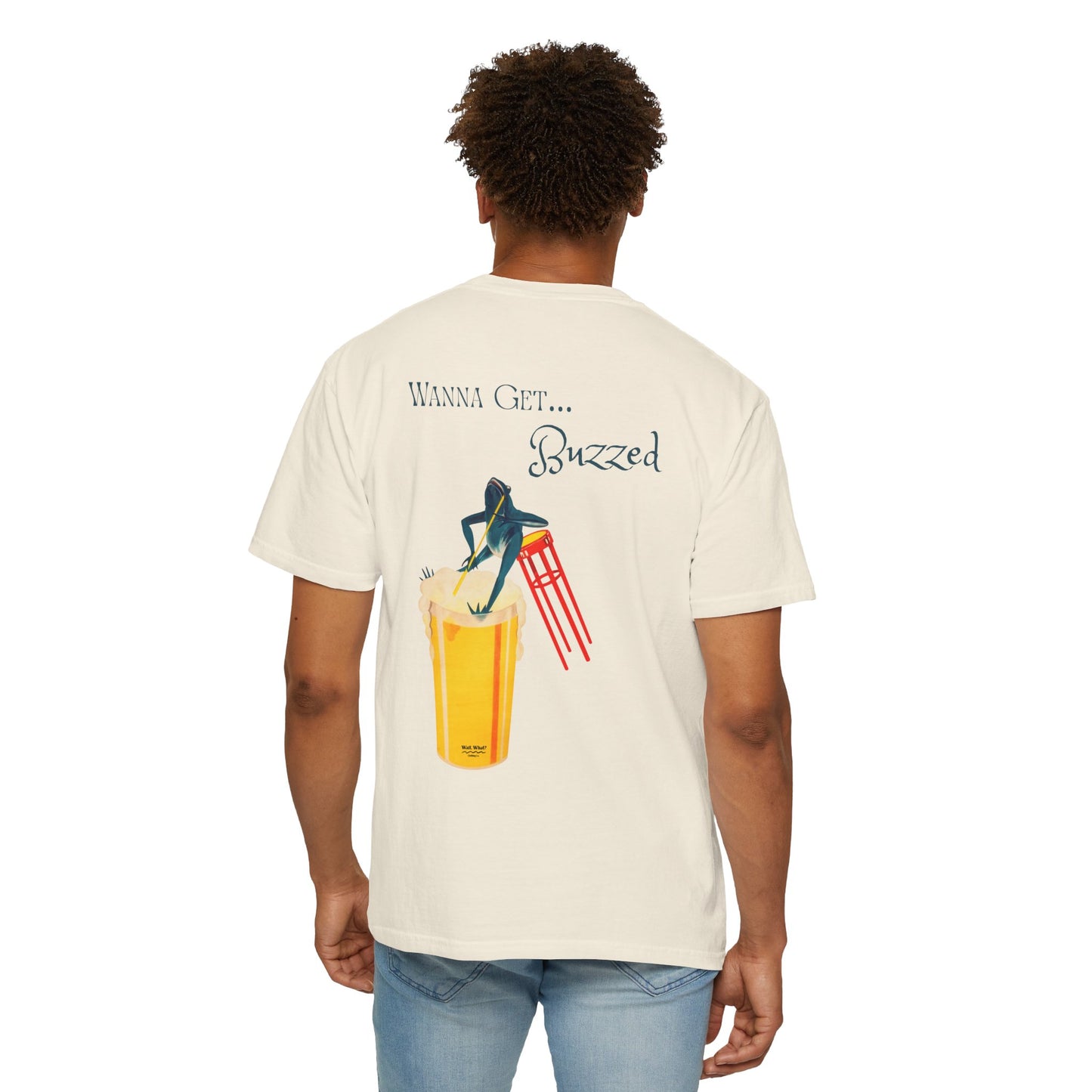 Beer T-Shirt - "Wanna Get... Buzzed" Graphic Tee