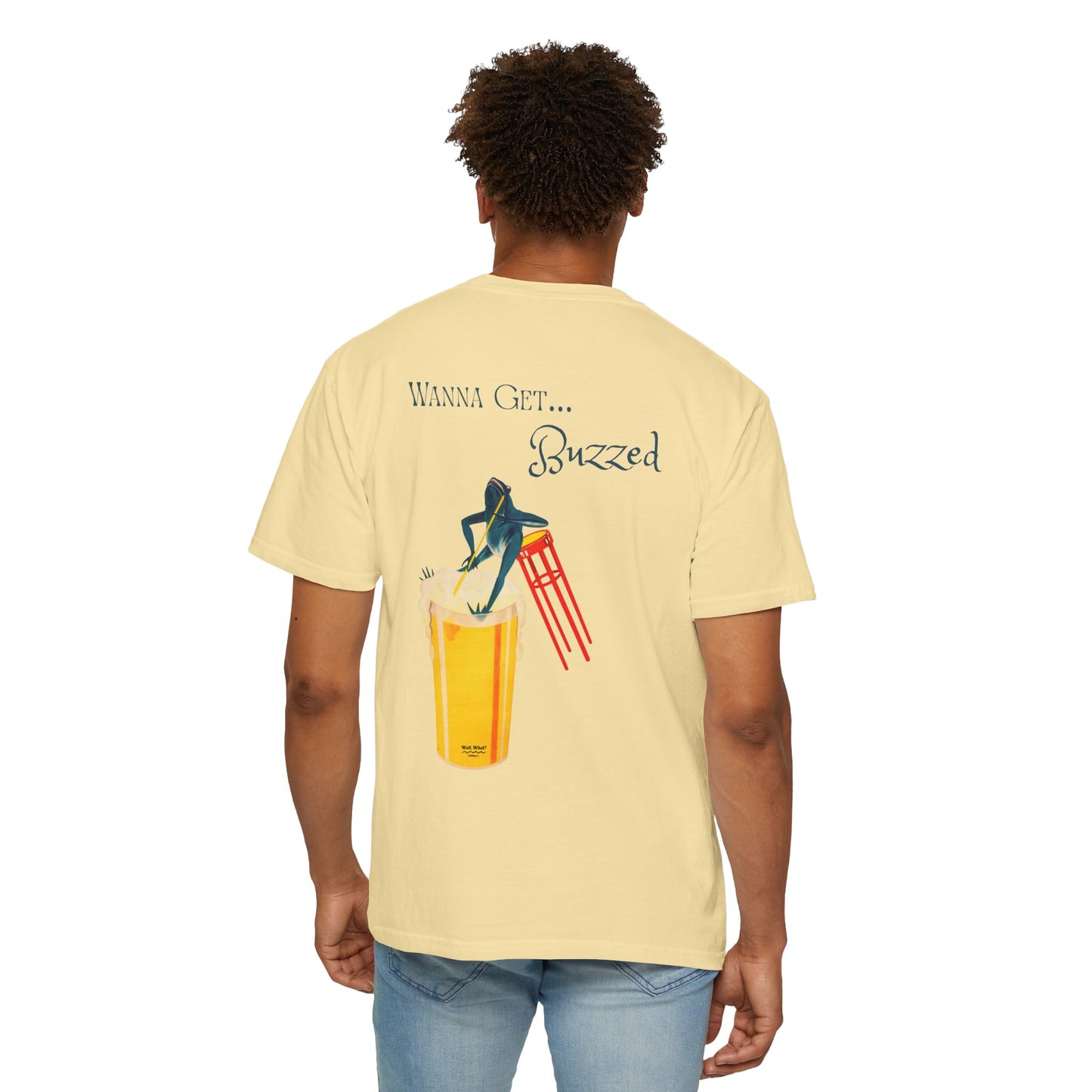 Beer T-Shirt - "Wanna Get... Buzzed" Graphic Tee