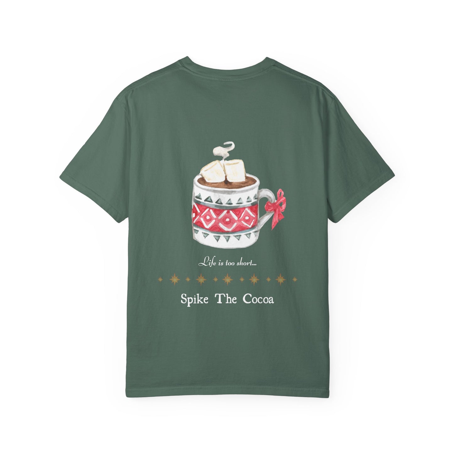Hot Cocoa Holiday T-Shirt — "Spike The Cocoa" Festive Graphic Tee