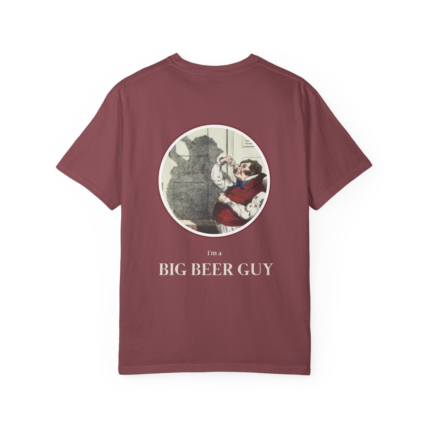 Big Beer Guy T-Shirt — Vintage Santa Holiday Beer Graphic Tee