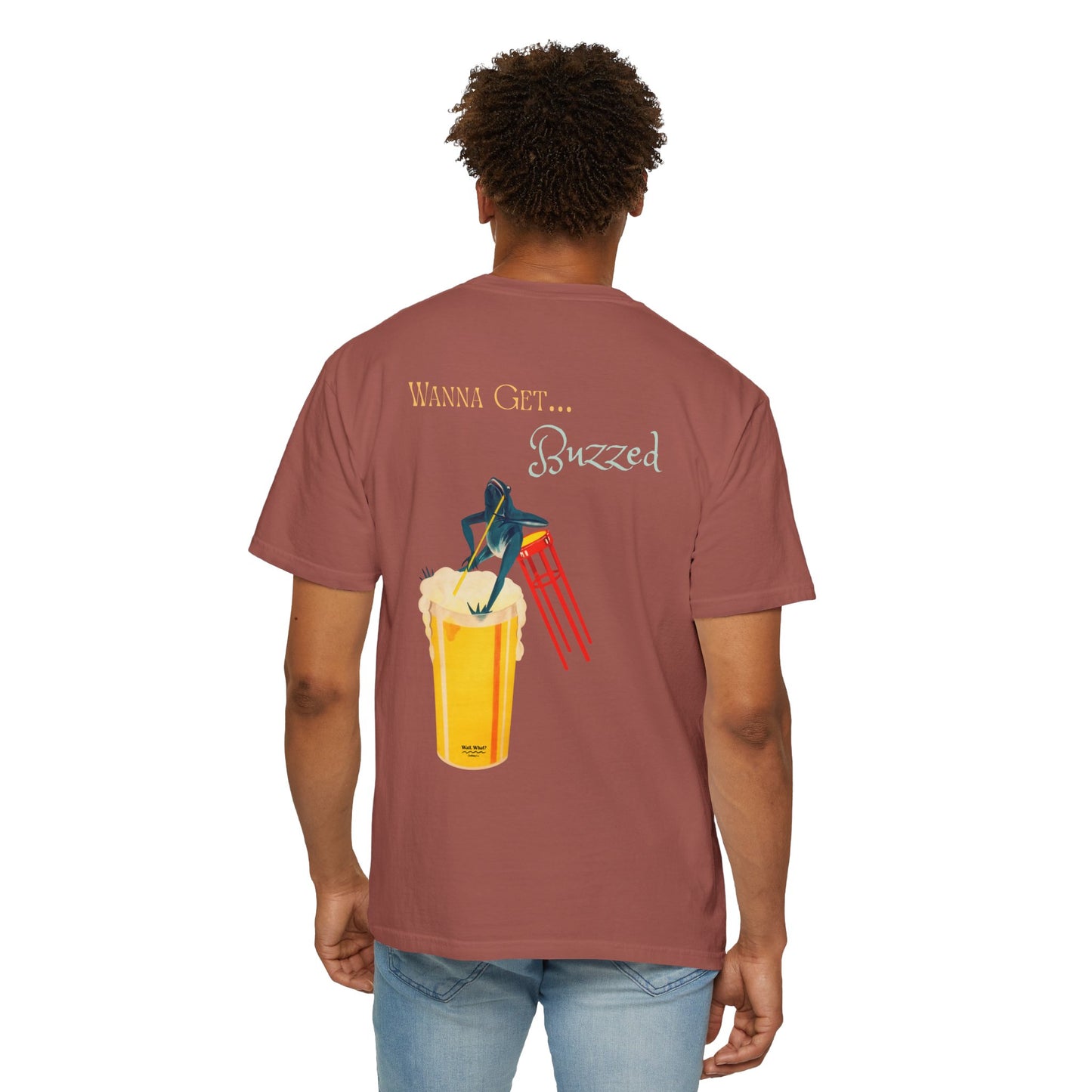 Beer T-Shirt - "Wanna Get... Buzzed" Graphic Tee