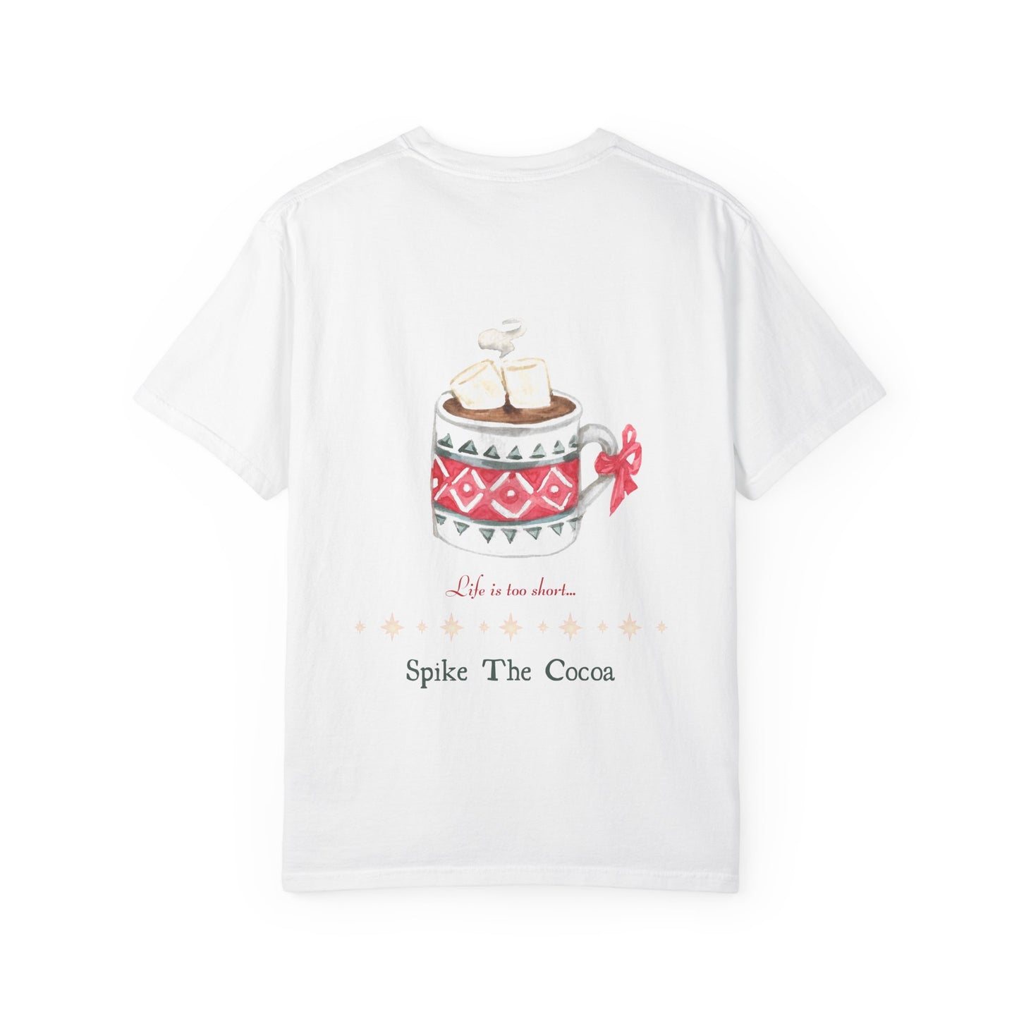 Hot Cocoa Holiday T-Shirt — "Spike The Cocoa" Festive Graphic Tee