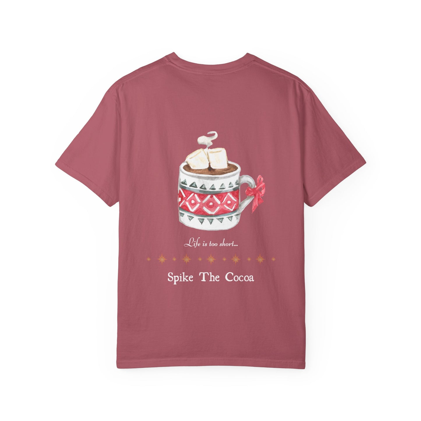 Hot Cocoa Holiday T-Shirt — "Spike The Cocoa" Festive Graphic Tee