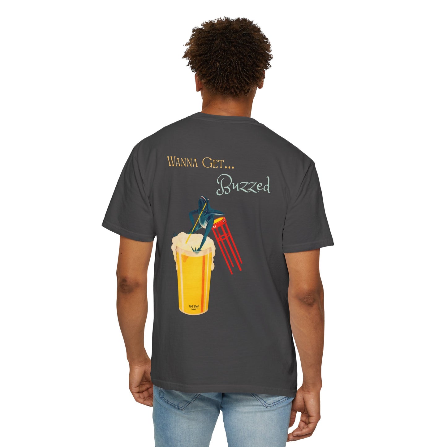 Beer T-Shirt - "Wanna Get... Buzzed" Graphic Tee