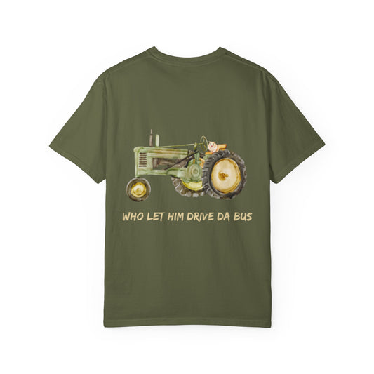 Funny Hamster Shirt - "Who let him drive da bus?"