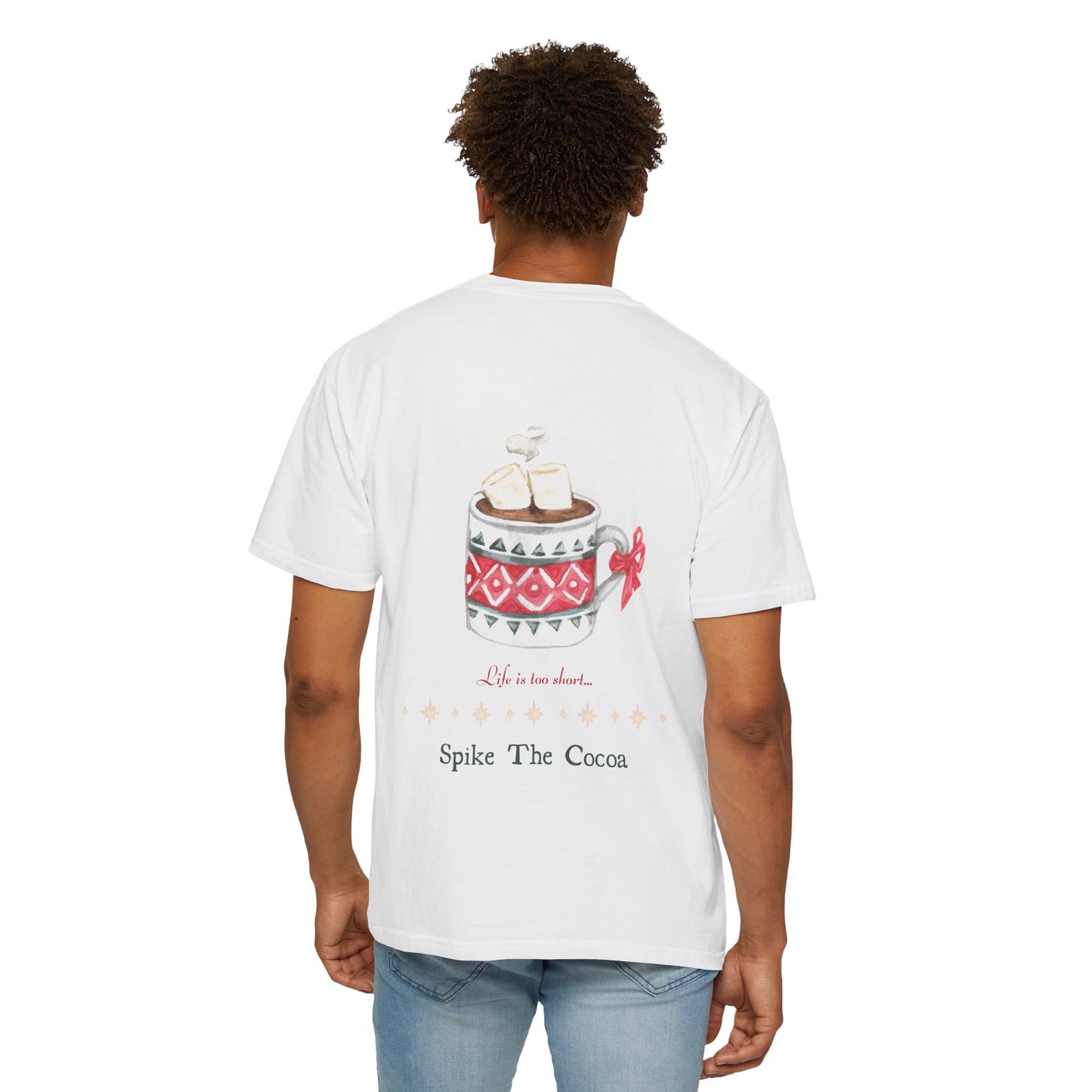 Hot Cocoa Holiday T-Shirt — "Spike The Cocoa" Festive Graphic Tee
