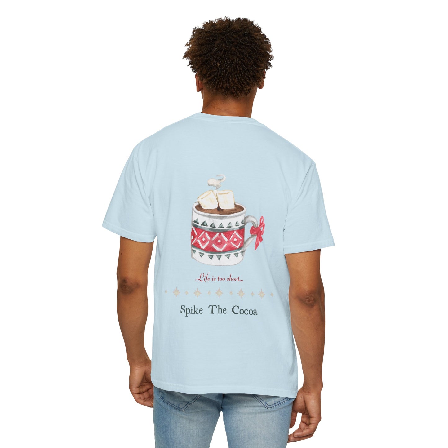 Hot Cocoa Holiday T-Shirt — "Spike The Cocoa" Festive Graphic Tee