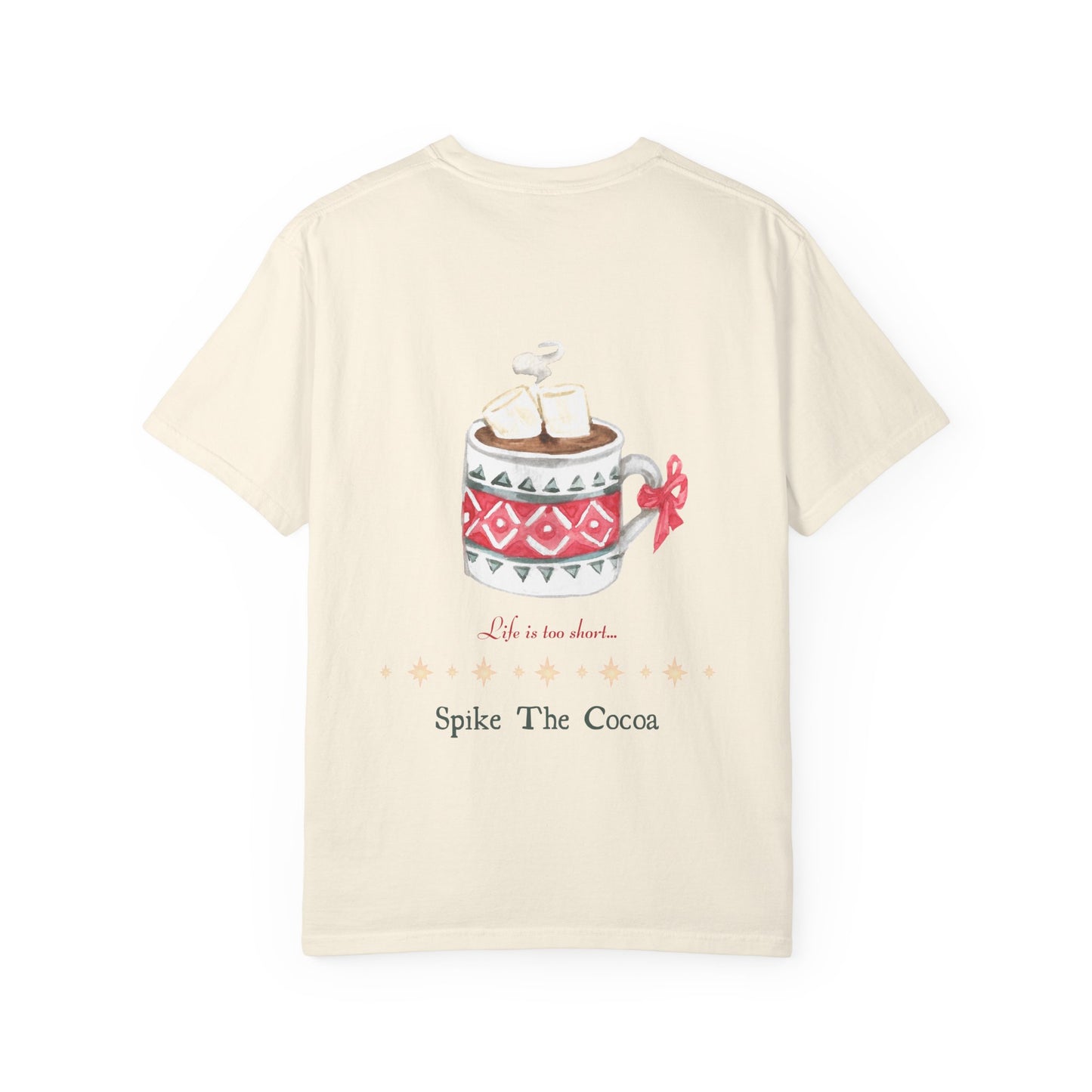 Hot Cocoa Holiday T-Shirt — "Spike The Cocoa" Festive Graphic Tee