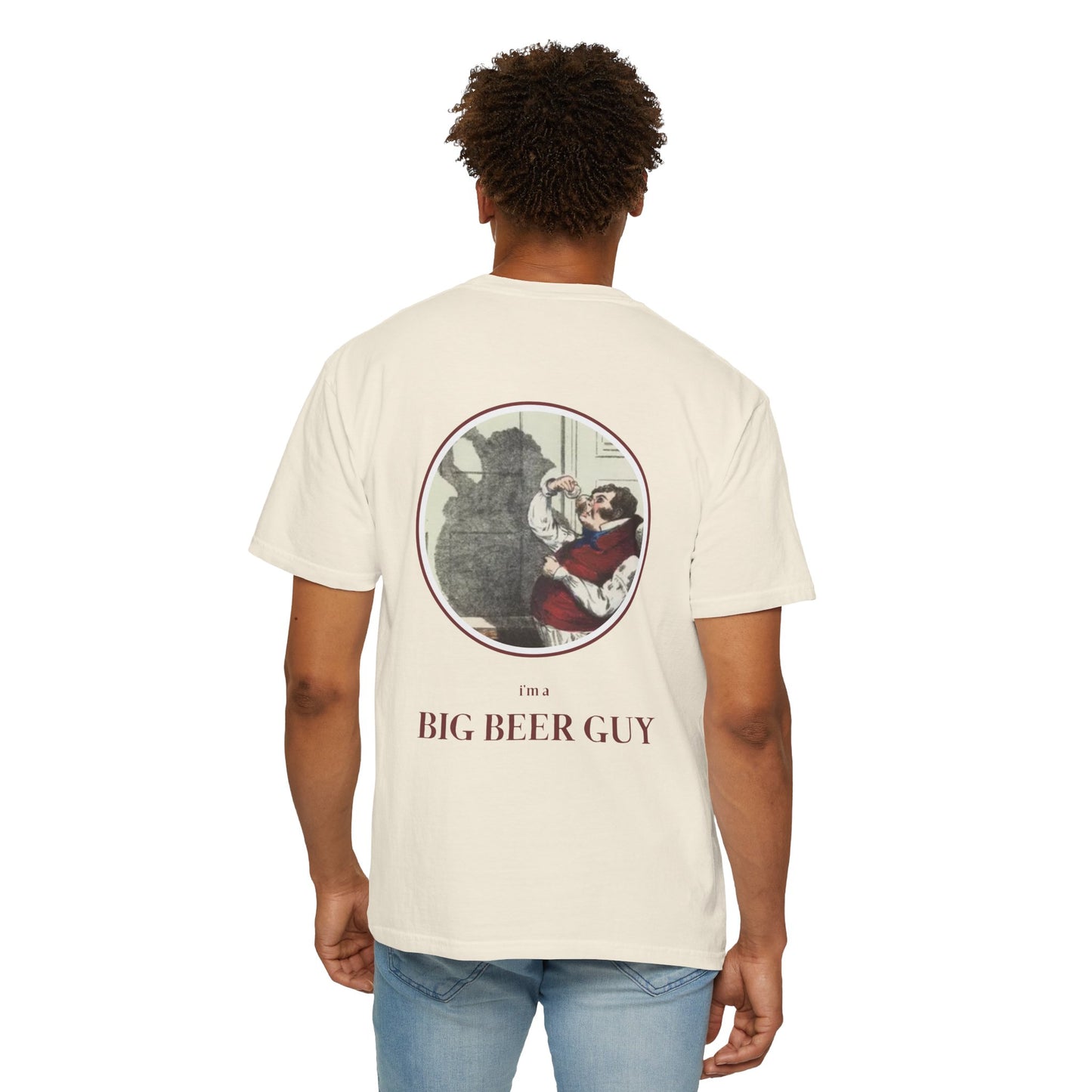 Big Beer Guy T-Shirt — Vintage Santa Holiday Beer Graphic Tee