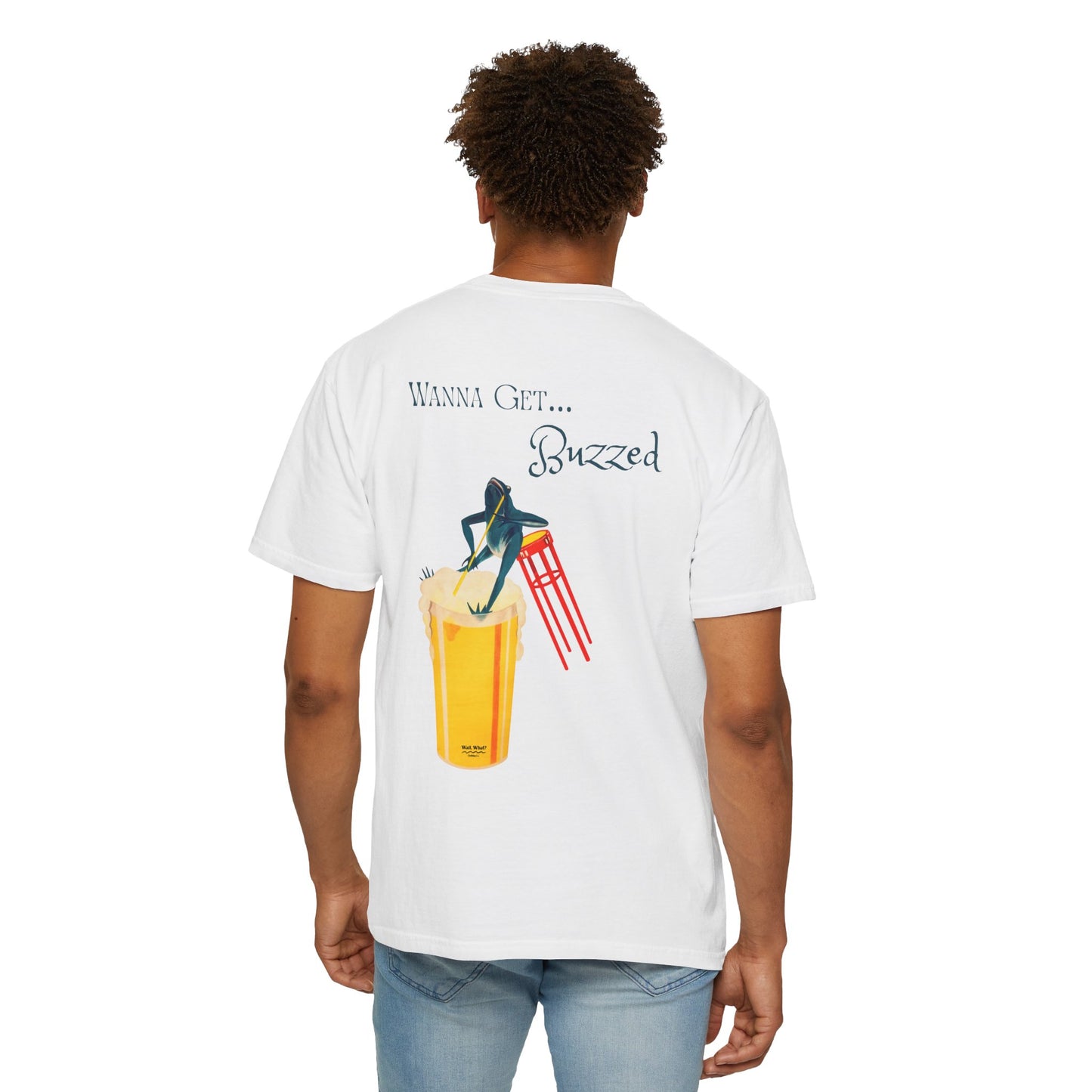 Beer T-Shirt - "Wanna Get... Buzzed" Graphic Tee
