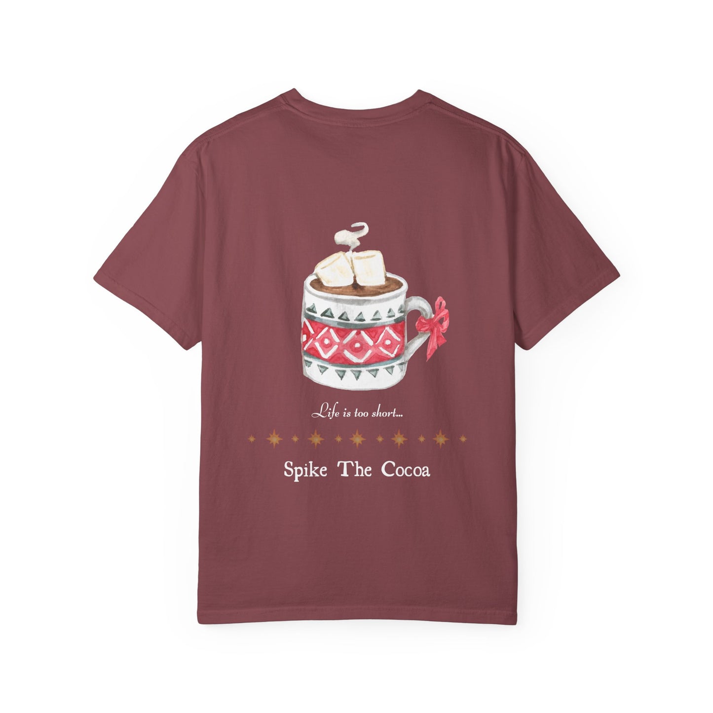 Hot Cocoa Holiday T-Shirt — "Spike The Cocoa" Festive Graphic Tee