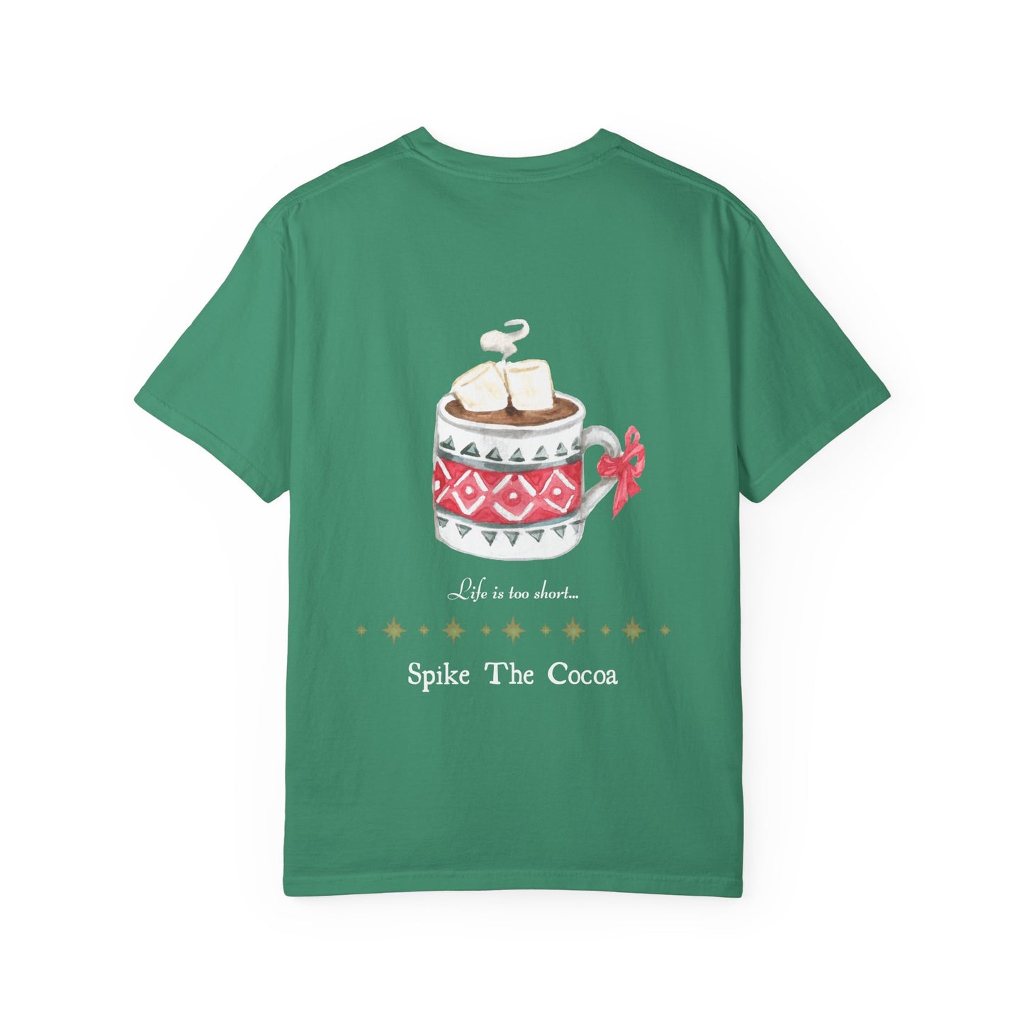 Hot Cocoa Holiday T-Shirt — "Spike The Cocoa" Festive Graphic Tee
